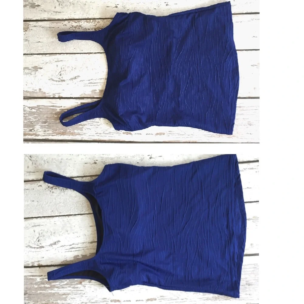 NWT - Gottex Blue Tankin - Sz 6